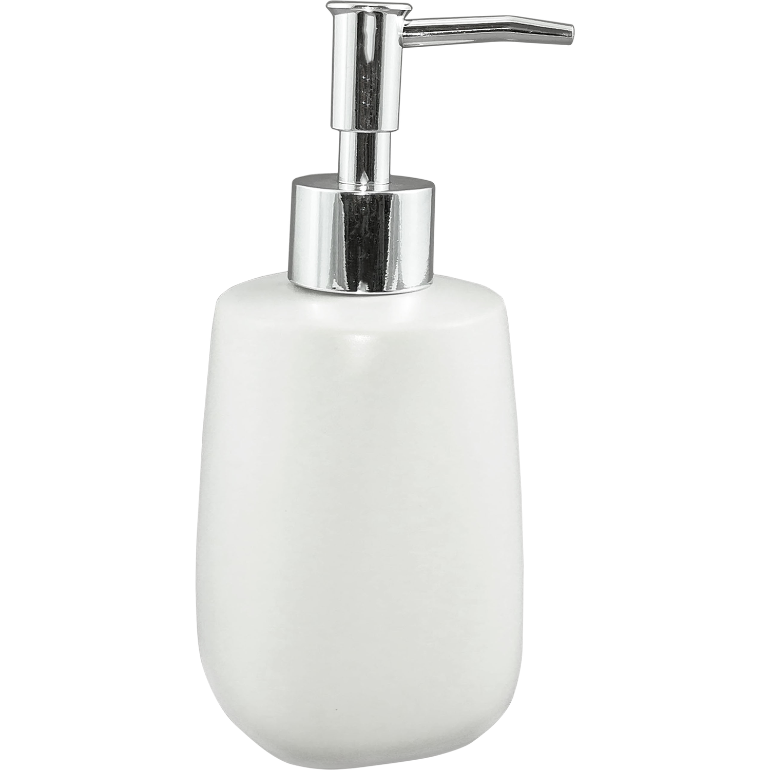 VESTIAMO CASA - Dispenser bianco opaco ricaricabile per sapone liquido 320ml